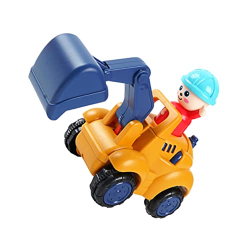DIKACA Vehículo De Ingeniería De Prensa Presione y Vaya Coche Juguete Educativo De Dibujos Animados Coche De Juguete Educativo Temprano Coche De Juguete De Tracción Inercial Abs