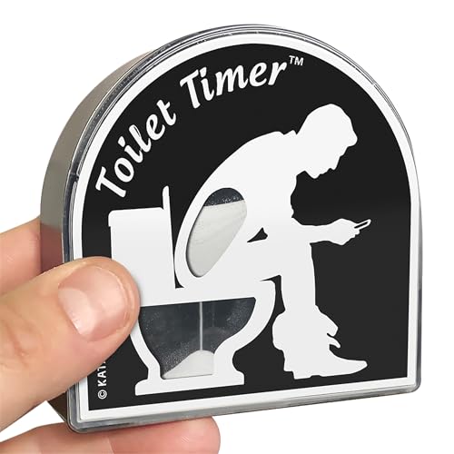 Katamco The Original Toilet Timer (Classic), As Seen on Shark Tank. Funny for Dad, Husband, Son, Boyfriend, Men.
