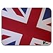 Price comparison product image Union Jack of Great Britain England UK Clean Premium Quality Thick Rubber Mouse Mat Pad Soft Comfort Feel Finish