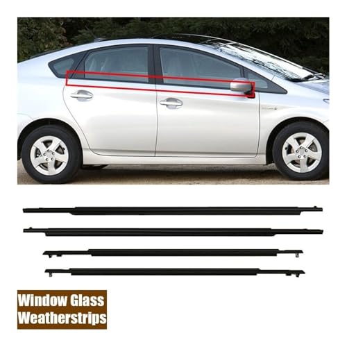 Joint d'étanchéité caoutchouc vitres extérieures Prius 10-15 - 6