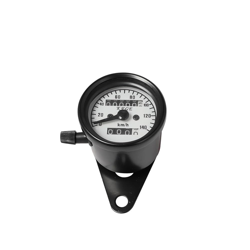 KNVBGG Speedometer Odometer Meter Universal Motorcycle DC 12V Odometer Speedometer Tachometer Motorbike Refit Vintage Instrument Scooter Motorcycle Speedometer