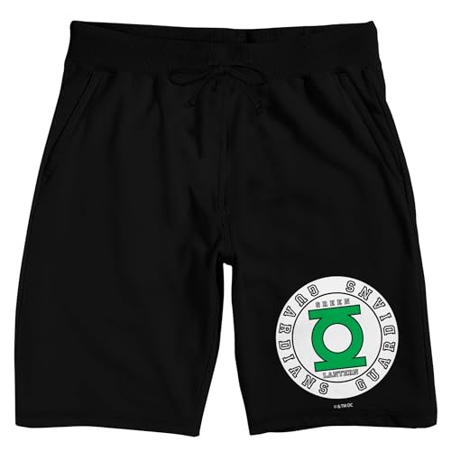 Green Lantern Guardians Men's Black Sleep Pajama Shorts