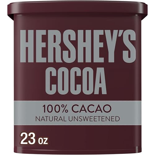HERSHEY'S Natural Unsweetened Cocoa Powder Can, 23 oz