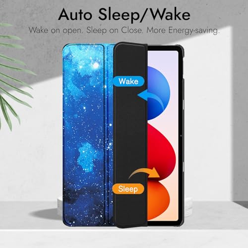 Image of Robustrion Cover for Redmi Pad 2 Pro 12.1 inch Cover Case, Trifold Cover Case for Redmi Pad 2 Pro 5G Tablet Cover [Auto Sleep Wake Support] - Stars