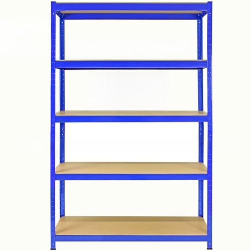 Estantería (200 x 100 x 50 cm), color azul