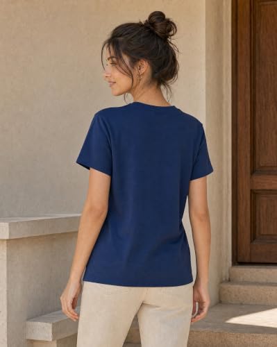 Image of Nobero Women's Graphic Printed T-Shirt | Regular Fit 180 GSM Cotton Tee for Women | Comfortable Round Neck Casual Wear