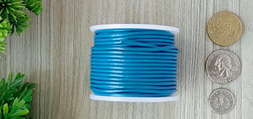 Cords Essentials Round Genuine Leather String Cord, Rope for Jewelry Making Necklaces, Bracelets, Kumihimo Braiding, Wraps - Image 3