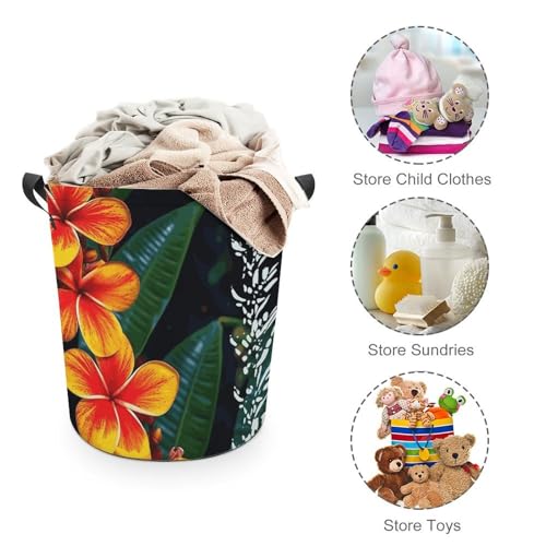 Panier à linge pliable fleuri pour éliminer le désordre au sol de la maison