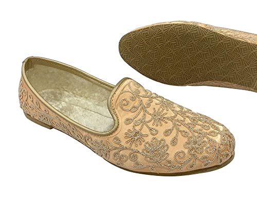 Stop n Style Punjabi Jutti for Mens Wedding Indian Shoes Sherwani Shoe Men Mojaris Ethnic Flat Juttis4