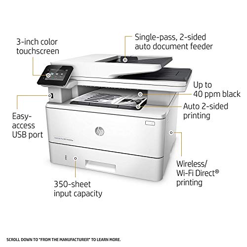 Impresora láser multifunción multifunción HP Laserjet Pro M426fdw con  impresión dúplex (F6W15A) (renovada) : Productos de Oficina - Amazon.com