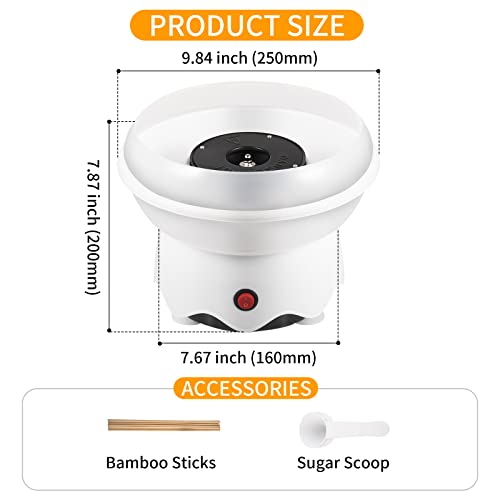 Funtell 02A04-5025-B-01 Mini Cotton Candy Machine For Kids, Includes Sugar Scoop, Sticks Cotton Candy Maker thumb #1