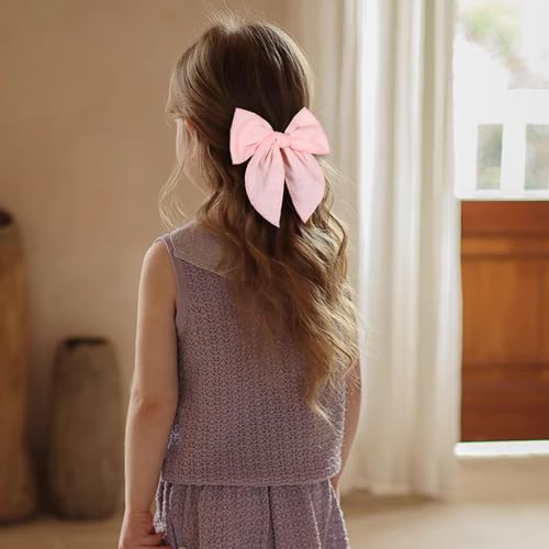 Pinzas para el cabello pack 2 moños fable rosa melocotón miniatura 5