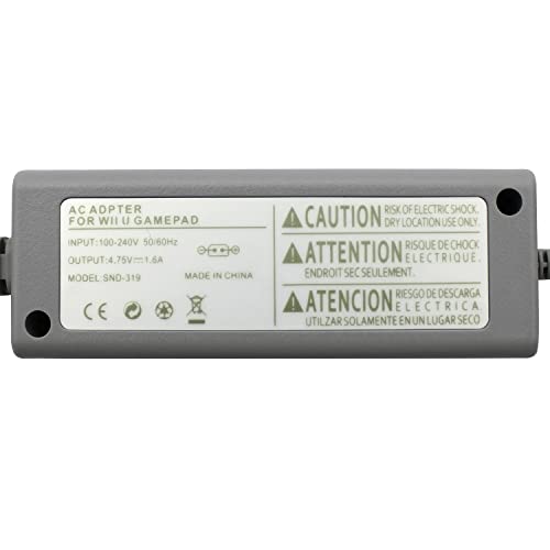 Image of OSTENT UK Type Home Wall Charger AC Adapter Power Supply for Nintendo Wii U Gamepad