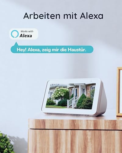 Bild 2 - BOIFUN WLAN Video Türklingel mit Kamera, 2K-HD-funkklingel mit Kamera, 2.4GHz WLAN, Nachtsicht, PIR Bewegungserkennung, 2-Wege-Audio, Kompatibel mit Alexa, Unterstützt SD & Cloud-Speicher, mit Chime