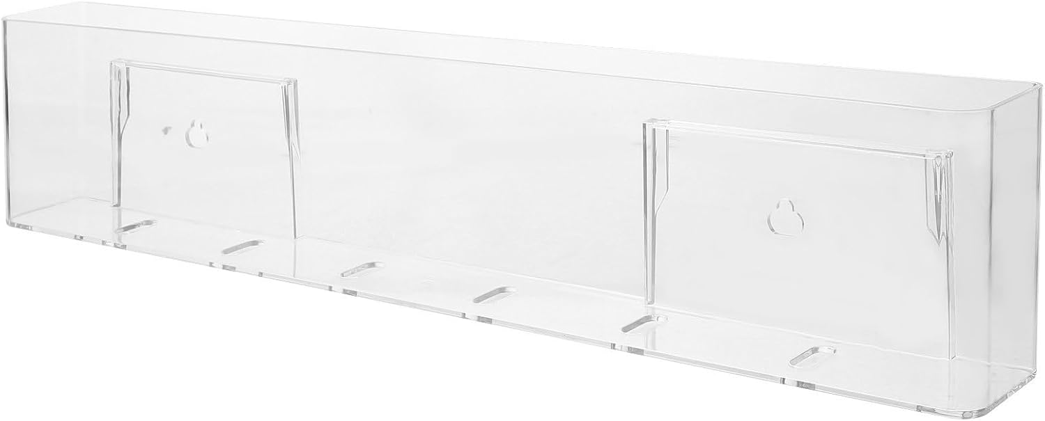 jojofuny Acrylic CD Storage Box Wall Mount Album Display Rack