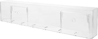 KICHOUSE Acrylic CD Stand Rack for Desktop Display and Blank Dvd Holding | Wall Mounted Storage, Simple Chic Decorative Design, Travel and Parties