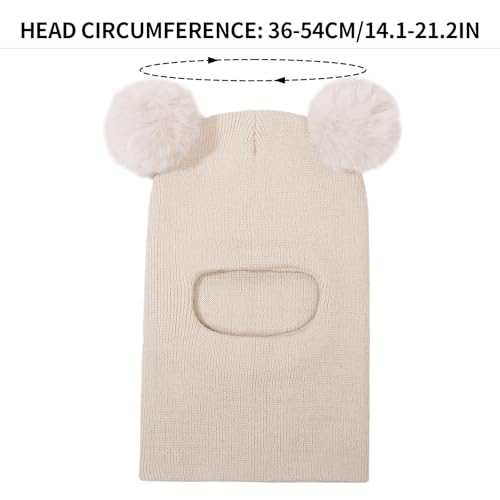 Kids Winter Hat Scarf, Baby Toddler Winter Hat Boys Girls Beanies for Kids Knit Warm Beanie hat 1-6T3