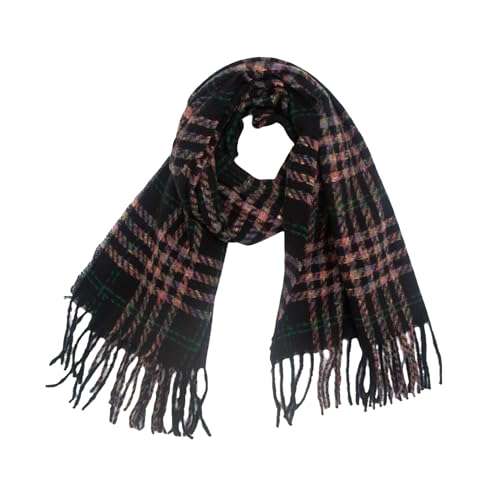 European and American women's autumn and winter tassel scarf shawl2