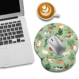Ergonomiczna podkładka pod mysz żelowa, podkładka pod mysz dla kota, zabawna podkładka pod mysz podróżną, antypoślizgowa i przeciwbólowa podkładka pod mysz z PU, urocze akcesorium na biurko (kot A)