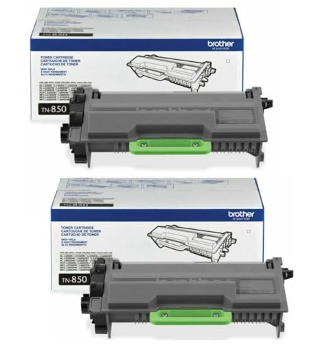 Toner TN-850 lot de 2 cartouches noires pour éviter les pannes d'impression sur L5200