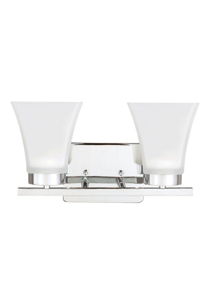 Generation Lighting Contemporary Two Light Wall/Bath Vanity Style Fixture