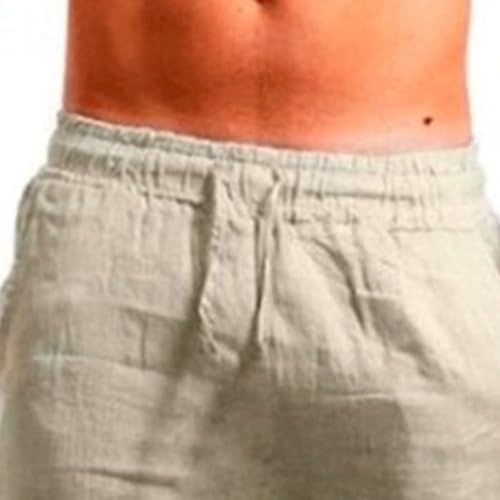 2 Pack Summer Casual Drawstring Beach Shorts for Men Elastic Waist Yoga Golf Shorts with Pockets (3X-Large,Grey3/Grey2)2