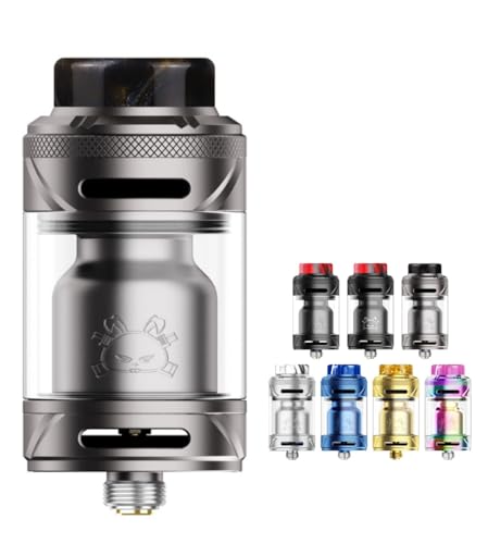 Hellvape Fat Rabbit Solo 2 RTA Atomizer 5ml (25mm) ヘルベイプ ファット ラビット ソロ2 アトマイザー 電子タバコVape ベイプ (Gunmetal)