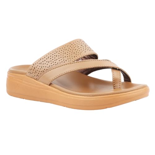 Image of Medifeet SoftStep X-Ring Toe Comfort Slides For Women's - CushionFlow Midsole Arch Support for All-Day Support