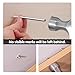 FXHDC-M 100 pcs Double-Head Skirting Thread Seamless Nail Solid Wood Baseboard Double-Headed Nails for installing baseboards comes with a special double-headed nail sleeve tool