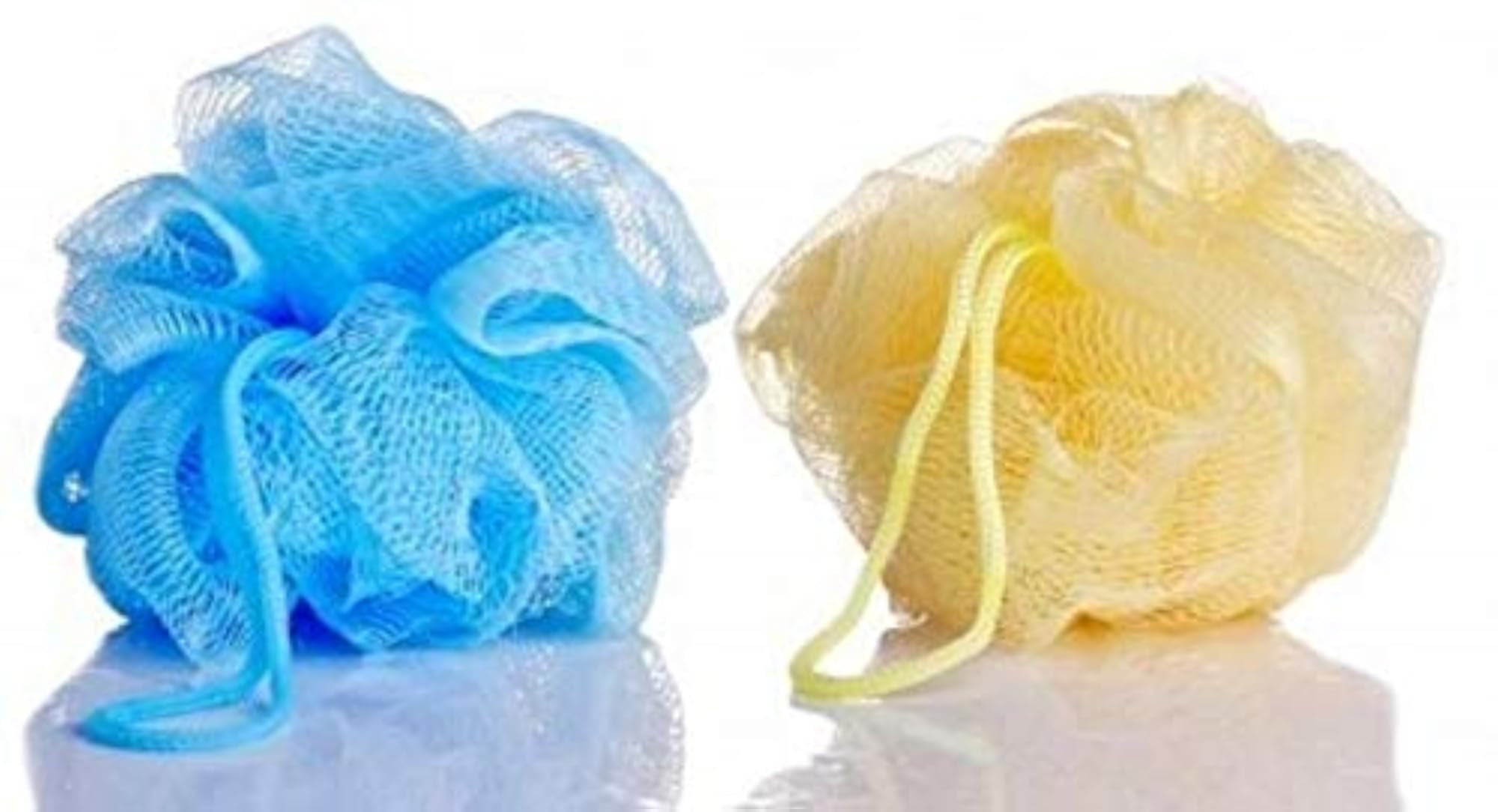 Bath Shower Soft Loofah Sponge, Multicolour Pack of 2