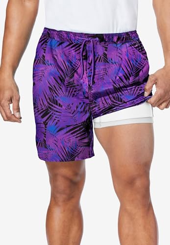 KingSize Men's Big & Tall 5" Swim Shorts with Super Stretch Liner4