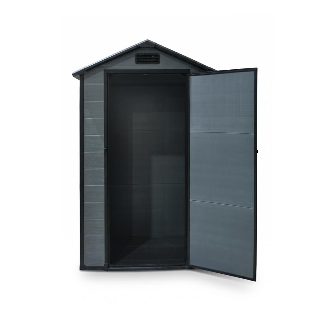 Gerätehaus Velo 103x202x134cm, UV- und frostbeständig, wasserdicht, Anthrazit