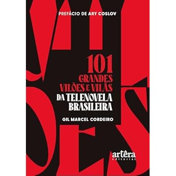 Capa do livro 101 Grandes Vilões e Vilãs da Telenovela Brasileira