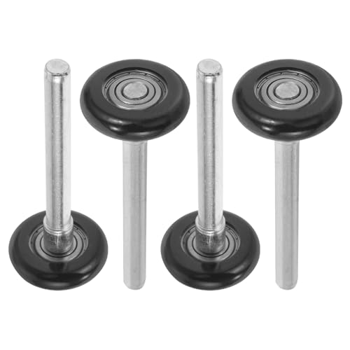 Ipetboom Rodillos de Nailon para Puertas de Garaje 4 Piezas Ruedas de Repuesto Resistentes y Silenciosas Compatible con Puertas Correderas Automáticas Accesorios Duraderos para