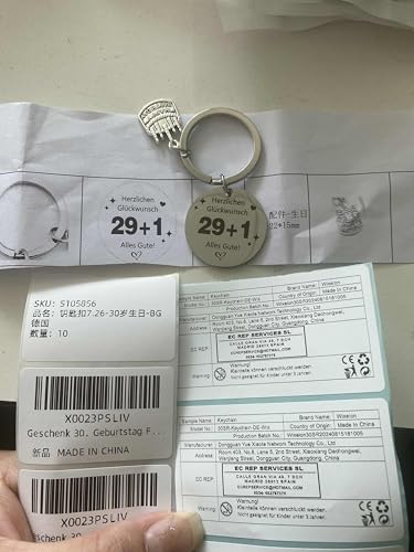 Geschenke Zum 30 Geburtstag Mann,Geschenk 30. Geburtstag Frau 3 Schlüsselanhänger,Geschenke Für Frauen 30 Jahre,Geschenk Zum 30 Geburtstag Frau,Geburtstagsgeschenk