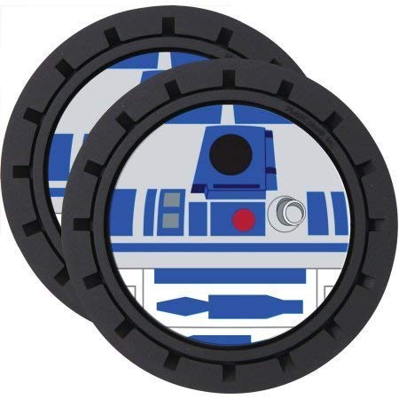 Plasticolor 000684R01 Star Wars R2D2 Auto Cup Holder Coaster for Car Truck SUV 2-Pack