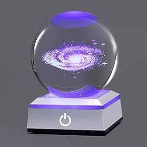 Yanfeyha Galaxy Kristall Stimmungslicht 3D