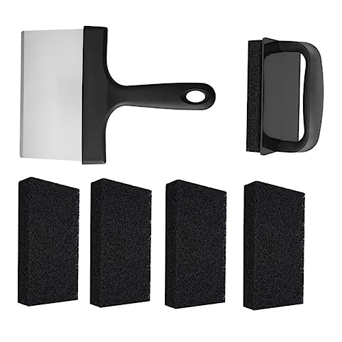 Toddmomy Cepillos para Barbacoa y Espátulas De Limpieza Herramienta De Limpieza para Grill Material De Acero Inoxidable para Limpiar Parrillas Planchas y Hornos