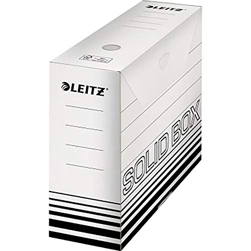 Preisvergleich Produktbild Esselte Leitz Archivbox Solid, 100mm, Wellpappe, weiß
