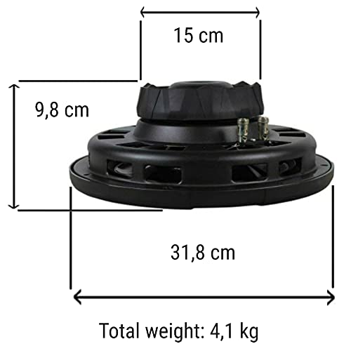 Boss d12f subwoofer sub ultra slim nero 30,00 cm