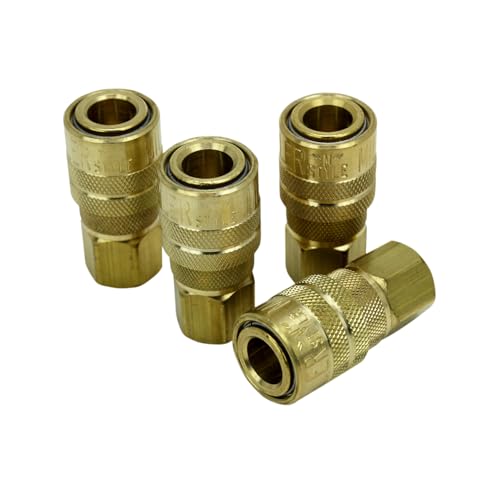 Milton S-715-4 1/4' FNPT M Style Coupler - Pack of 4