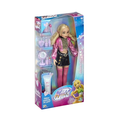 Winx Club Beauty Pop Doll, Stella with Glam Concert Outfit & Glitter Gel - Image 3