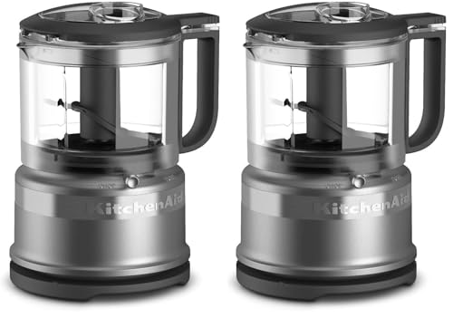 Image of KitchenAid 3.5 Cup Food Chopper KFC3516CU, Contour Silver (Pack of 2)