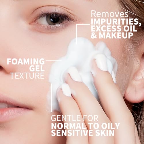 Green-Tea-Face-Wash-with-Brush-for-Women-and-Men-Organic-Green-Tea-Foaming-Facial-Cleanser-with-Nature-Aloe-Vera-Extracts-Gentle-Fresh-Face-Cleanser-for-Deep-Cleansing-Makeup-Remove-and-Oil-Control