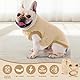Hundepullover Hundemantel Fleece für Kleine Hunde Fleecemantel Hunde Fleece Pullover für Kleine Hunde Katzenpullover Fleecejacke Hundekleidung für Chihuahua Französische Bulldogge(Braun,L)
