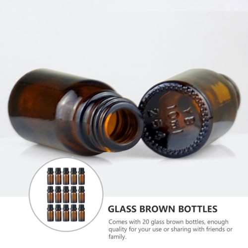 Flacons en verre marron 15ml anti-fuite pour préserver vos huiles