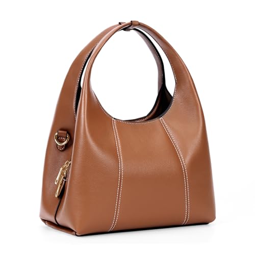 Shoulder Bag for Women Soft Grained Leather Hobo Bags Trendy Hand...