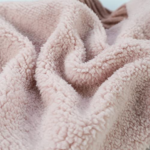 Fitwarm Fleece Dog Sweater, Turtleneck Dog Coat, Dog Winter Clothes For Small Dogs Girl, Pet Pullover Jumper, Cat Apparel, Pink, Medium #TOP6