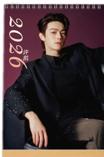 許凱 カレンダー グッズ 2026卓上 （非公式）シューカイ 2026年度 写真集カレンダー 新年のプレゼントクラスメート ギフト クリスマス お正月 プレゼント 誕生日 贈り物 応援 グッズ3[並行輸入品]のサムネイル