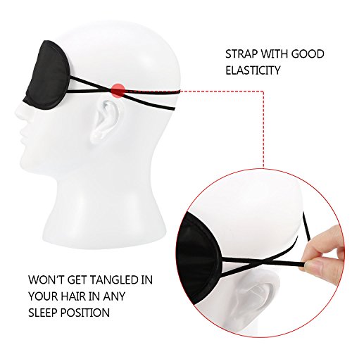 20 stuks oogmaskers, oogmasker voor slapen, spelen, reizen, met neuskussen. - Image 5